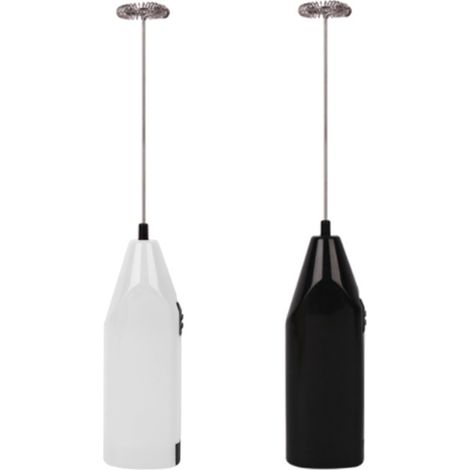 Mousseur À Lait - Fouet Électrique Portable À Piles AA - Pour Café Cappuccino Latte Matcha - Lot De 2 (1/5)