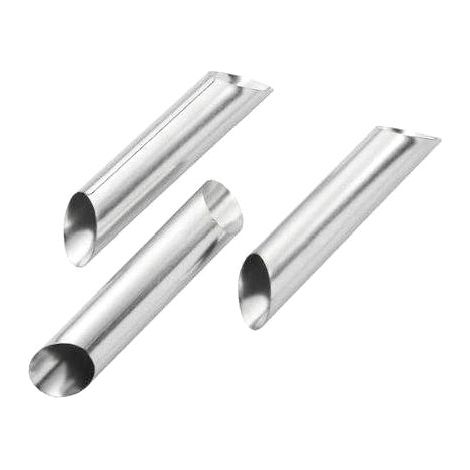 Pedrini Forme Per Cannoli Set 3 Pezzi Acciaio Inox 27mm