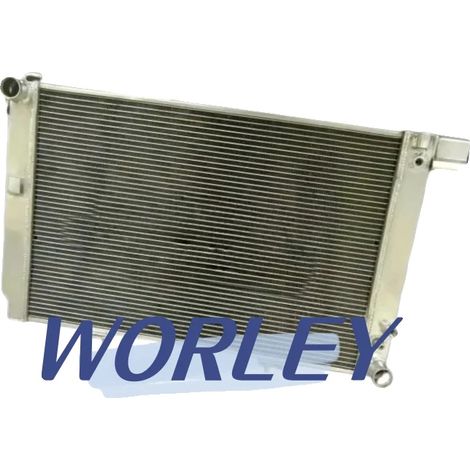 Radiador de aluminio de alta calidad, 40 % más de capacidad de refrigeración, compatible con R129 SL500/AMG 55/60, construcción soldada con TIG, compatible con modelos de 1989 a 2002. (1/5)
