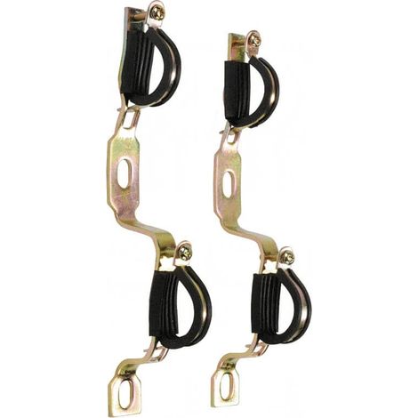 Paire de supports doubles isophoniques pour collecteur 1'' (26/34)