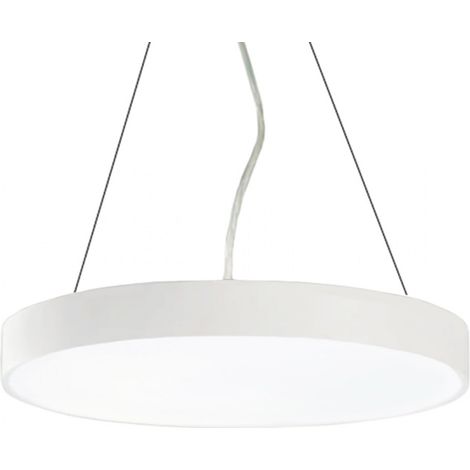 Lampadario alluminio gea led biham r gpl302 gki300 60w led bianco sospensione moderna cerchio anello, tonalità luce 3000°k (luce calda)