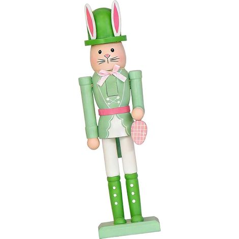 Décorations de Pâques : Casse-Noisette et Lapins - Collection de Casse-Noisette - Ornements multicolores pour fêtes et Pâques (1/4)