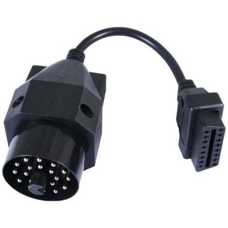 Pair 20-poliges auf 16-poliges Scanner-Adapterkabel für OBD2-Modelle e36 e38 e39 e46 e53 X5 Z3 -