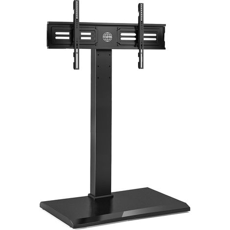 Support TV sur Pied en Fer pour écran de 50 à 80 Pouces LCD LED OLED ALED Plasma- Pivotant 70°- Pied TV 8 Réglages de Hauteur - Charge Max 50 KG - VESA Max 800×400 mm (1/5)