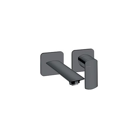 LAVABO MURAL PROFILO AVEC ROSACE DROIT BEC 18.5 UP&D BLACK MAT - CRISTINA ONDYNA PF25713 (1/2)