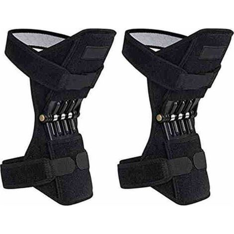 Genouillères de soutien, 2 pièce, genouillères, rebond puissant, Force de ressort, sport, réduit la douleur, Protection des jambes contre le froid (1/5)