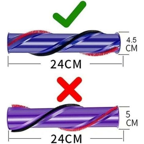 Rotierende Bürste für Dyson V6 und V7 Animal, Ersatzteil 966821-01, 966084-01 (für ältere Dyson V6 und V7) (1/3)