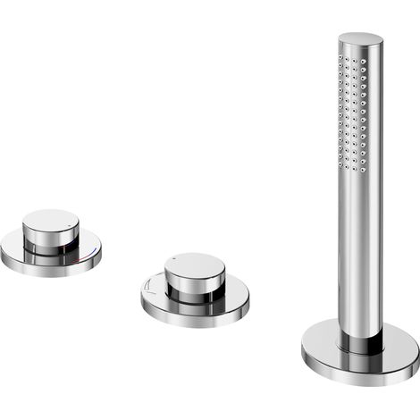 KEUCO EDITION 400 mitigeur de baignoire à trois trous bord de