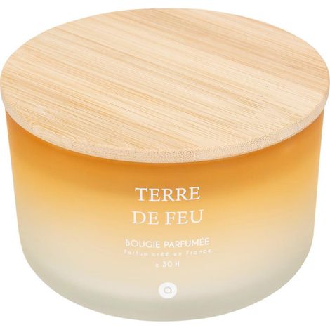 Bougie Parfumée en Verre "Sana" 420g Terre de Feu (1/3)