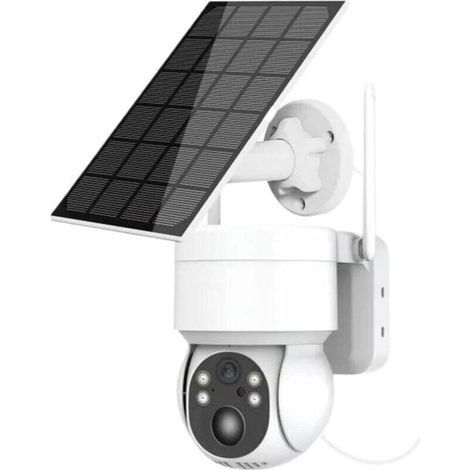 1080p HD PIR Solar Outdoor PTZ Security Camera, Human Presence Detection, Wireless, with 7800 mAh Solar Panel, for All Types of Environments (1/4)