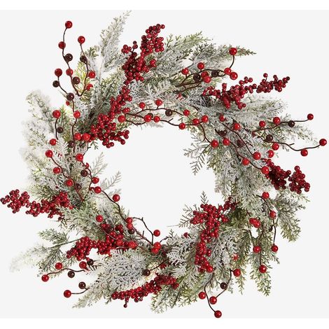Corona decorativa de Navidad Ø60 cm Aubrey SKLUM              (1/5)
