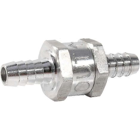 Clapet anti-retour de carburant en aluminium, 10 mm (3/8"), clapet anti-retour unidirectionnel en aluminium (2 pièces) (1/4)