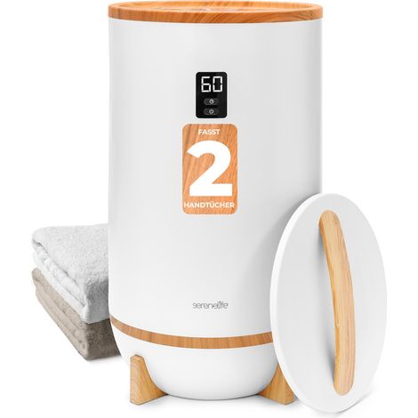 SereneLife Handtuchtrockner Eimer, mit Timer, Grau (1/5)