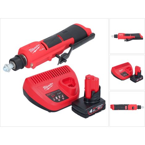 Milwaukee M12 FTB-401 Akku Reifenaufrauer 12 V 7/16" Hex Brushless + 1x Akku 4,0 Ah + Ladegerät