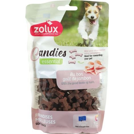 Friandises mini os au jambon CANDIES 150 g pour chiens - zolux (1/5)