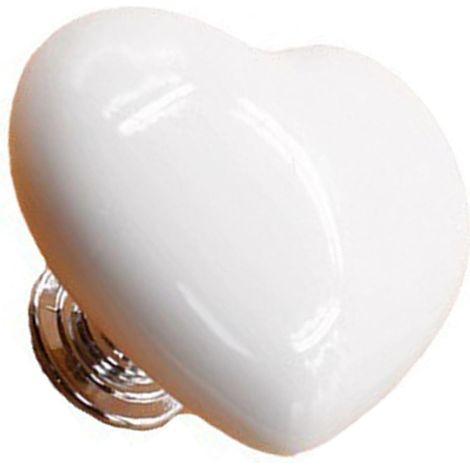 Heart-Shaped Toilet Flush Button, Plastic Push Button (1/5)
