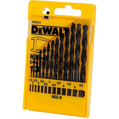 DEWALT Dt5912 Hss Jobber Drill Bit Set, 13 Piece