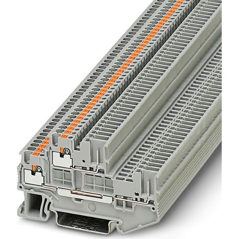 Bloc de jonction à deux étages Phoenix Contact 5/S/2P, PTTB 1, Enfichable, Gris ( Prix pour 1 )