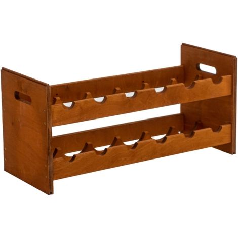 cantinetta vino in betulla impilabile, 64x30x26 cm (1/3)