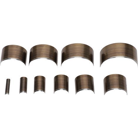 Set mit 10 halbkreisförmigen V-förmigen Lederlochern A28, DIY-Rundlocher für Gürtel und zum Abschneiden von Zierbändern, Bastelzubehör (1/5)