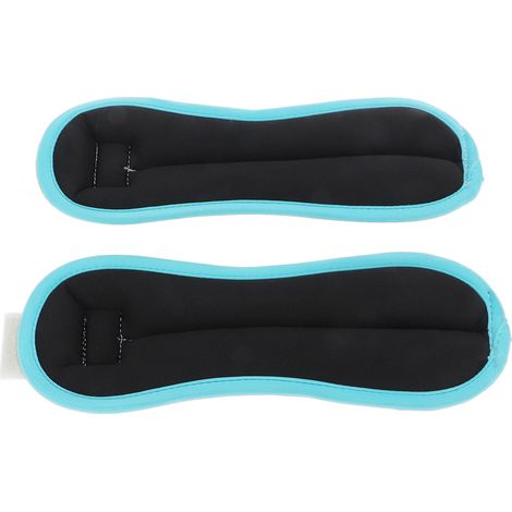 Paire de 0,5 kg de poids cheville, réglable, confortable, molletonné, sac de sable pour fitness, course, marche (1/5)