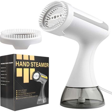 Fer à vapeur portable 1500 W – Réservoir d'eau de 300 ml – Chauffage rapide, compact et portable – Fer à vapeur puissant pour vêtements, chemises, robes, rideaux – Idéal pour les voyages et la maison (1/5)