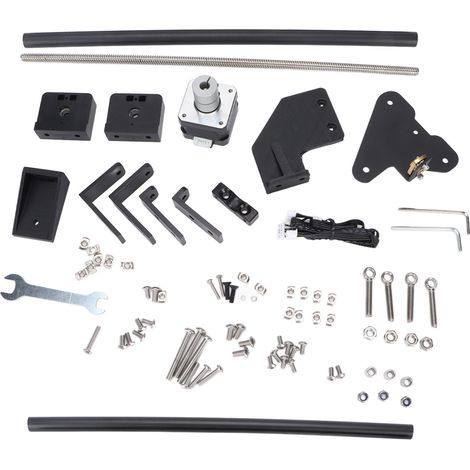 Kit de mise à niveau moteur pour imprimante 3D : fonctionnement stable, haute précision, installation facile. Kit de mise à niveau double moteur pas à pas Z pour Ender
3.