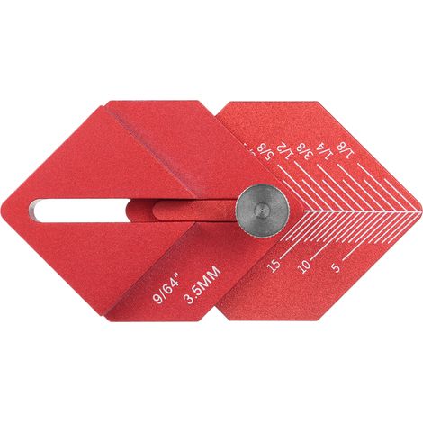 Règle de mesure pour le travail du bois, outils de menuiserie, travail de finition, multi-outils pour et marquage des décalages courts, usiné CNC (1/5)