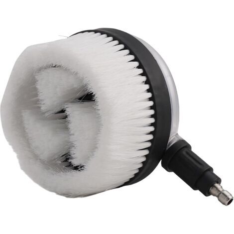 BUNTHAUS Solution de lavage de voiture efficace Brosse rotative haute pression avec connecteur rapide mâle 1/4, élimination rapide de la saleté