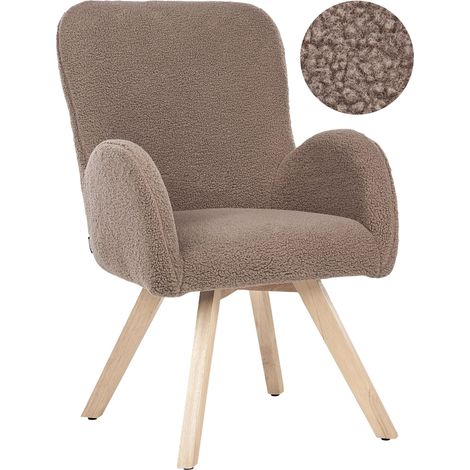 Sessel BJARN Bouclé Braun (1/5)