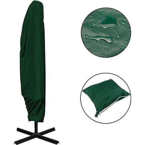 Schutzhülle für Ampelschirme, 210D wasserdicht, staubdicht, UV-beständig, 280 cm Schutzhülle für Ampelschirme (1/5)