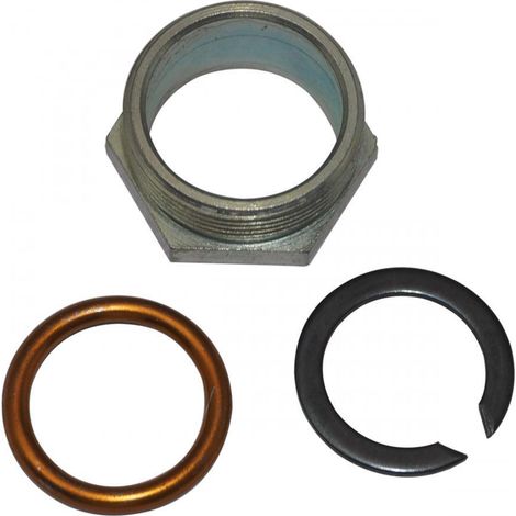 Écrou de pot d'échappement pour mobylette MBK 51 avec clips et (1/2)