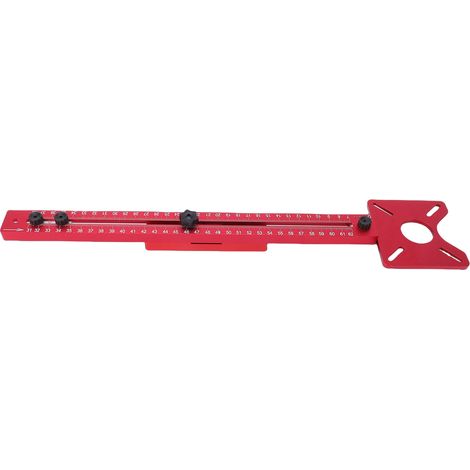 Support de défonceuse avec guide de 400 mm pour découpe de cercles, outil auxiliaire réglable en T pour bois (1/5)