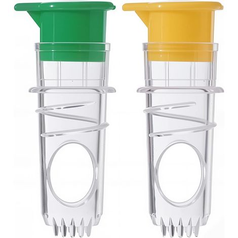 Presse Agrumes Manuel,2 Pièces Extracteur de Jus Manuel,Lemon Juicer Squeezer,Citrus Squeezer,Handheld Lemon Squeezers,Mini Presse Agrumes pour Presser Citrons Oranges Agrumes,Boissons Cocktails