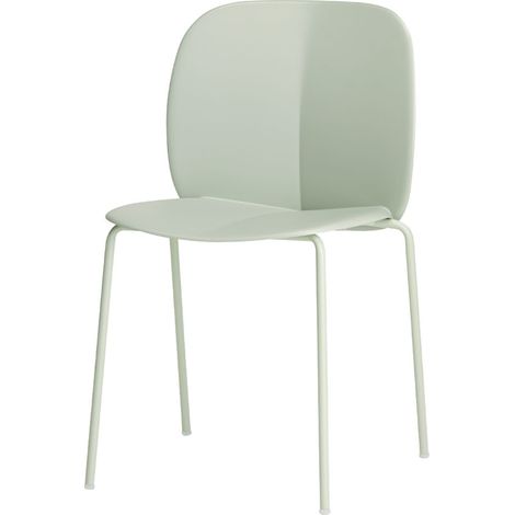 Chaise design, Chaise empilable Mentha recyclée par SCAB Vert en Plastique, Scab design (1/5)