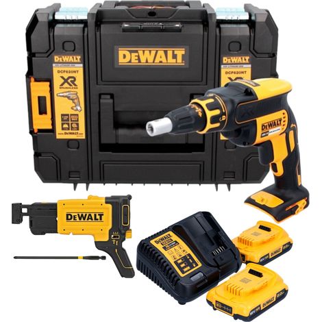 DeWalt DCF 620 D2T Visseuse pour cloisons sèches sans fil 18 V 30 Nm Brushless + 2x batterie 2,0 Ah + chargeur + TSTAK (1/5)