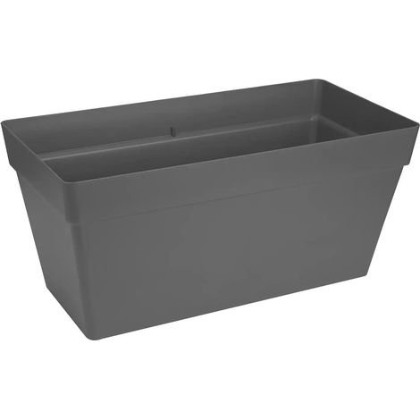 elho® Loft Pflanzkübel Urban 70 Anthrazit mit Rollen rechteckig - Kunststoff (1/5)
