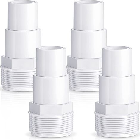 32mm to 38mm Hose Adapter, Hayward SPX1091Z7 SPX1091Z4, 4-Piece Pool Filter Connection Replacement Kit (1/5)