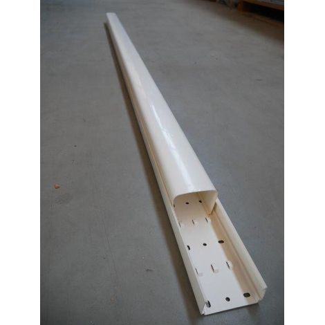 Hager – Goulotte de climatisation 90mm x 65mm – PVC rigide RAL 9010 blanc paloma – 1 compartiment pour installation électrique (1/2)