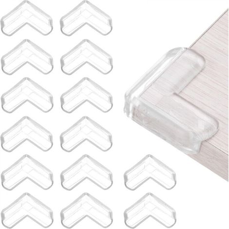 [NEVER USED] Table corner protectors, furniture corner protectors and safety edge protectors for table edges and sharp corners, 16 pieces