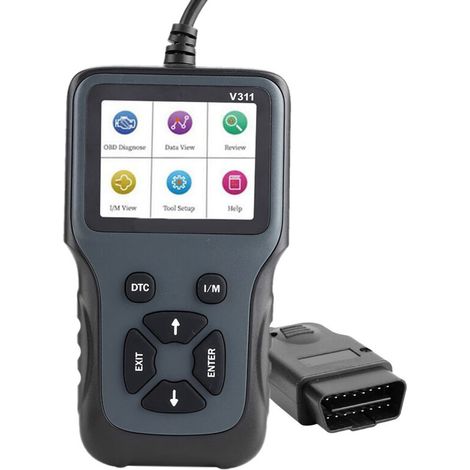 Kfz-Diagnosegerät, Fehlercodeleser, V311 OBD2 8-36V Scanner, Farbbildschirm (1/5)