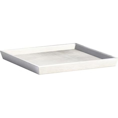SOTTOVASO QUADRATO GRIGIO CHIARO 40CM