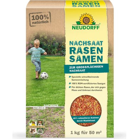 NEUDORFF® Nachsaat RasenSamen für bis zu 50 m² - 1 kg