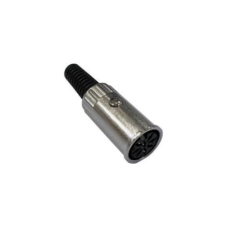 Connecteur DIN RS PRO, 8 contacts, Femelle, Montage sur câble ( Prix pour 1 )