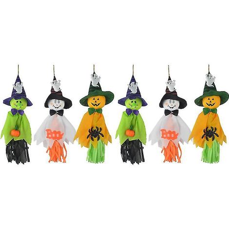 6-teiliges Halloween-Vogelscheuchen-Ornament für Halloween-Dekorationen (1/3)