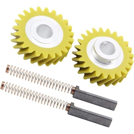 Ingranaggio a vite senza fine per impastatrice CREA per supporto KitchenAid e 2 paia di spazzole motore (1/5)