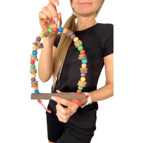 Perchoir suspendu 2 - pour perchoirs calopsittes ou autres petits perroquets (1/5)
