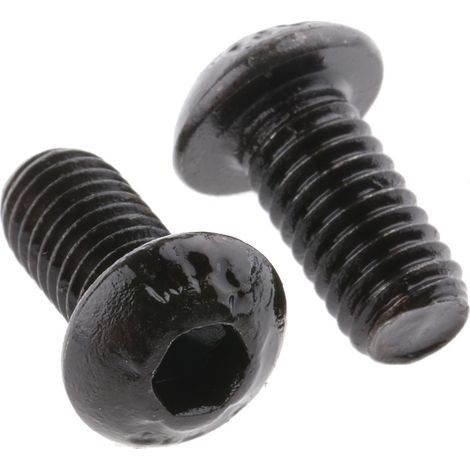 Vis à six pans creux, M6 x 12mm, tête Vis bombée à tête creuse hexagonale, en Acier ( Prix pour Boîte de 100 )