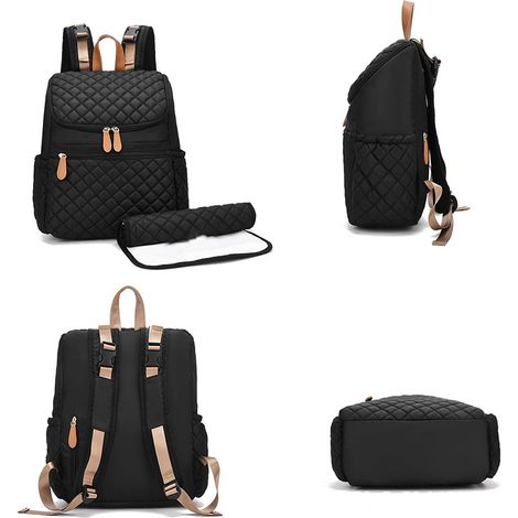 Sac à dos langer imperméable grande capacité avec matelas, de voyage pour bébé (1/5)