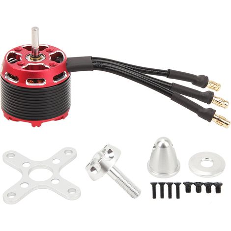 Moteur brushless 1000KV C2830 à rotor externe, aile fixe, carter en aluminium étanche, sans balais, haute performance. (1/5)